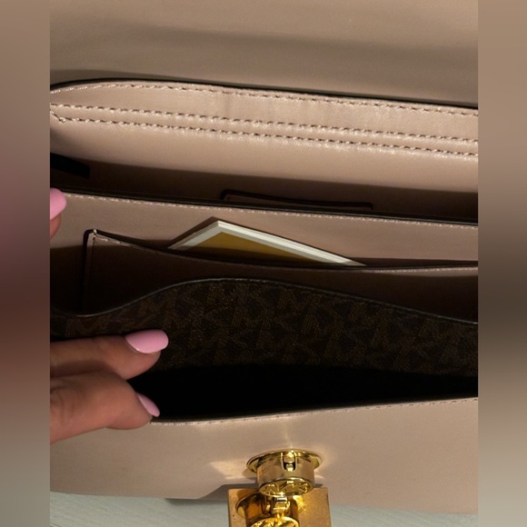 Michael Kors Bag monogram brown and pink - Picture 4 of 4